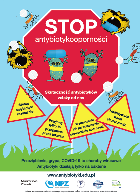 antybiotyki plakat